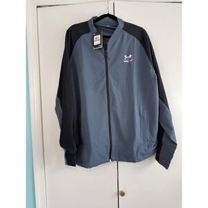 Under Armour Mens 2XL Golf Woven Bomber Jacket Water Repellent MSRP $100